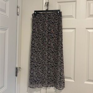 AMERICAN EAGLE: Dark Blue Floral Skirt
